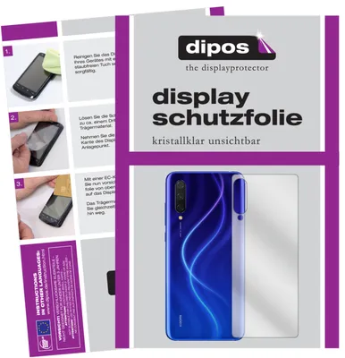Zdjęcie produktu dla 2x osłona ekranu dla Xiaomi Mi CC9e tylna przezroczysta osłona ekranu folia ochronna wyświetlacza dipos
