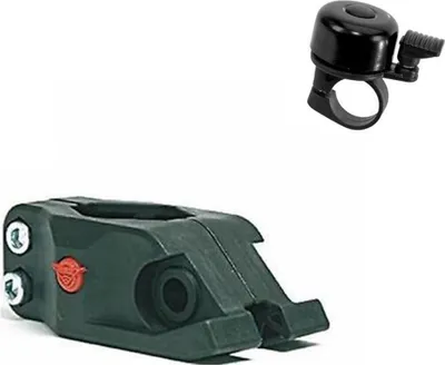 Zdjęcie produktu dla Adapter rowerowy Hebie do zaczepu kulowego F1 wraz z 1 x dzwonkiem rowerowym