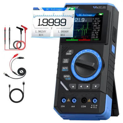 Obrázok produktu pre Digitálny multimeter 3 v 1, 19999 počtov, TRMS, prenosný osciloskopický multimeter