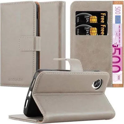 Produktbild von Cadorabo Hülle für LG Google NEXUS 5 Schutzhülle in Braun Handyhülle Book Tasche Case Etui Luxury