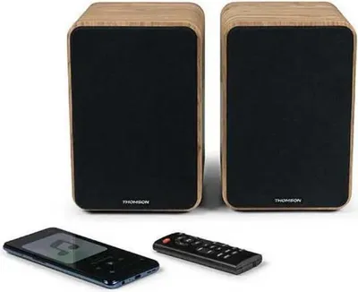 Zdjęcie produktu dla Thomson WS602DUO, 1-drożny, 2.0 kan., Przewodowa, 30 W, 60 - 20000 Hz, Drewno