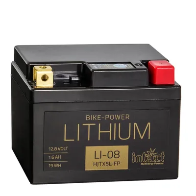 Produktbild von intAct Bike-Power Motorradbatterie Lithium-Ionen LI-08 12V 1,6Ah