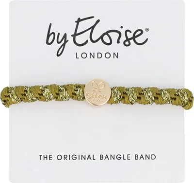 Obrázek produktu pro By Eloise London Gold Circle Woven Olive Green