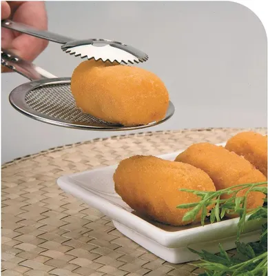 Immagine prodotto di Pinze per friggere in acciaio inox 23 cm