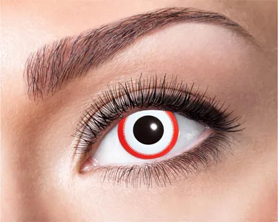 Produktbild von Eyecatcher Motivlinsen - farbige 3-Monats-Kontaktlinsen | m37 - Saw