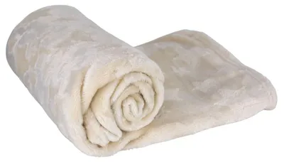 Produktbild von Couchdecke mit Herzen/Sternen 100 x 150 cm Flanell Wohndecke