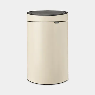 Obrázok produktu pre Kôš na odpadky Brabantia Touch Bin New 1005543, 40 l, Tichý a plynulý otvárací mechanizmus, Veľký otvor, Béžová