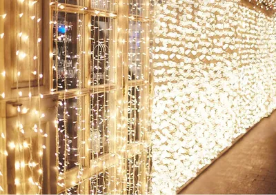 LED-Lichtgordijn 600 LEDs 6x3 m, 8 Modi, IP44, Fernbedienung