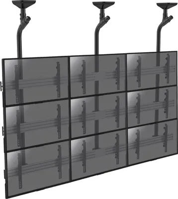 Image de Support plafond mur d'images pour 9 écrans TV 50''-55''
