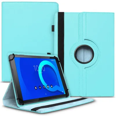Produktbild von Schutzhülle Tablet Hülle für Tabwee T50 T90 / W90 Tasche Schutz Case 360 DrehbarFarbe 360 Uni:Türkis