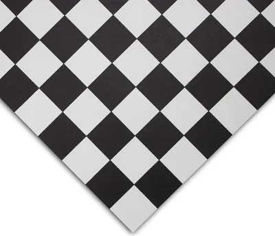 Produktbild von CV-Bodenbelag Atlantic Damier 019D Schwarz & Weiß edle Fliesenoptik 200x700 cm
