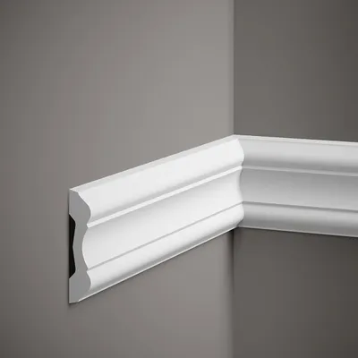 Produktbild von Mardom Wandleiste MDD345 Profoam 24 x 102 x 2000 mm Weiß Zierleiste Modern