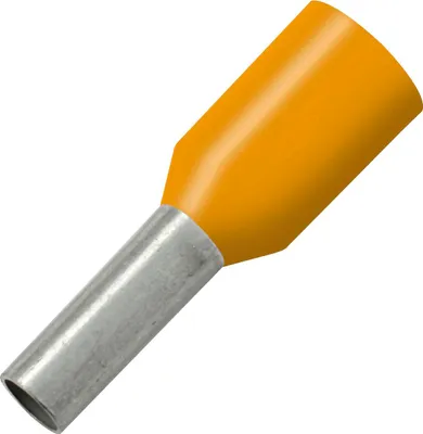 Produktbild von Aderendhülse 0,50x8/14 mit Kragen orange