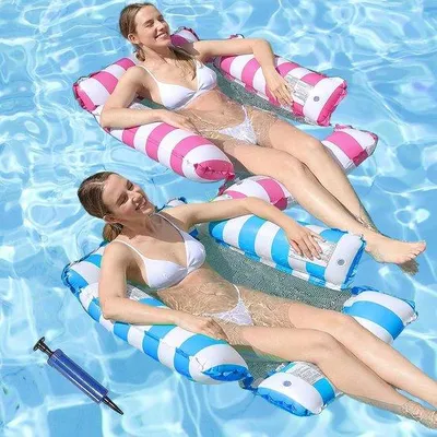 Produktbild von Aufblasbares Schwimmbett mit 4 Rohren und Netz