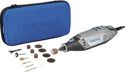 Zdjęcie produktu dla Wielofunkcyjne narzędzie obrotowe Dremel 3000, 130W, 15 akcesoriów, torba, system EZ Twist
