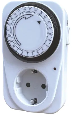 Image de Minuterie mécanique SKYLAND, programme journalier, par intervalles de 15 minutes, pour usage intérieur, 1 pièce