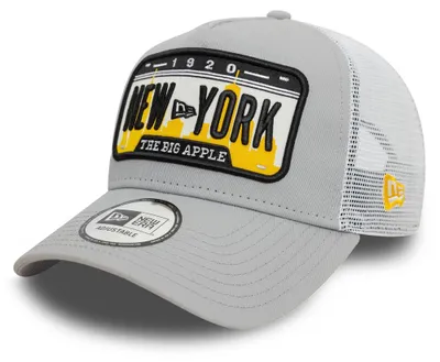 Produktbild von New Era 9FORTY E-Frame License Plate Trucker Cap New York grey