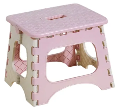 Obrázek produktu pro Skládací protiskluzová stolička pro děti (20 cm, Růžová)