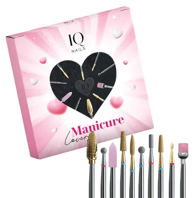 Produktbild von Set mit 10 Fräsern für Hybrid-, Gel-, Acryl- und Nagelhautbehandlungen – Manicure Lovers, ultra schnell