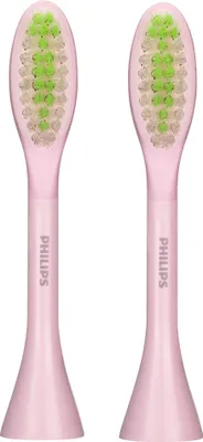 Produktbild von Philips | Aufsteckbürsten für Philips Sonicare BH1022/00 - 2er Pack - Jasrosarot - Effektive Reinigung - Originalqualität