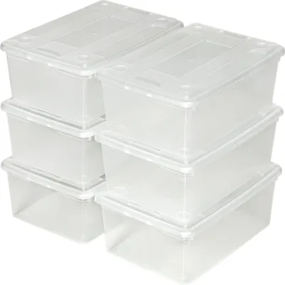 Produktbild von súprava 12 krabíc na topánky s vekom 33 x 23 x 12 cm