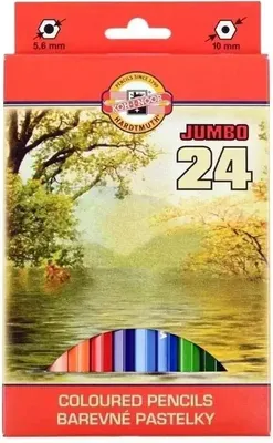Immagine prodotto di Matite colorate KOH Omega Jumbo 24s