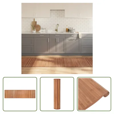 Obrázek produktu pro The Living Store Koberec obdélníkový přírodní 80x300 cm Bamboo