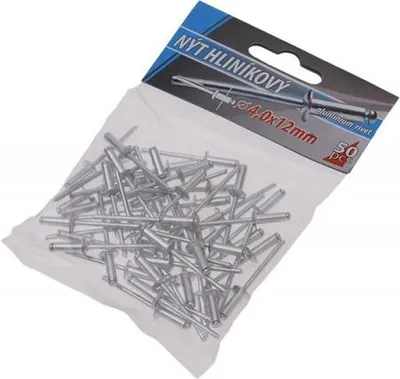 Zdjęcie produktu dla Nity Levior ALU 4.0x12mm 50szt