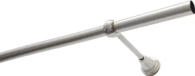 Immagine prodotto di GARDINIA Ally 1 corsa Ø 19 mm effetto acciaio inox 200 cm