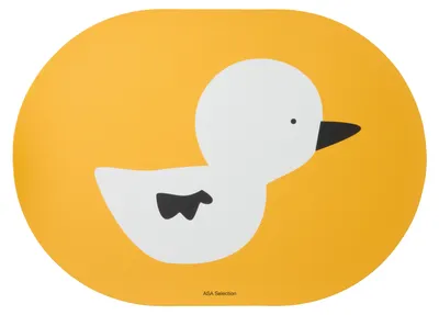 Produktbild von ASA Selection Tischset Kinder Buddies Lederoptik | Ente : Ente Motiv: Ente