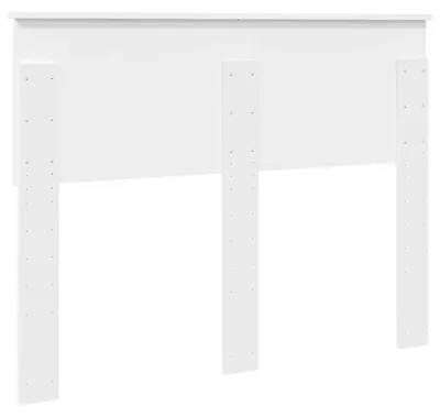 Image de Tête de lit vidaXL en bois blanc
