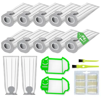 Staubsaugerbeutel 12er-Pack für Vorwerk Kobold VK7/FP7