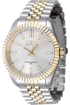 Obrázok produktu pre Invicta Specialty 47484 Pánske Hodinky - Quartz Hnacie - Nerezová Oceľ so Strieborným Ciferníkom - 43 mm