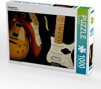 Produktbild von Calvendo Rockgitarren 1000 Teile Puzzle quer 640x480mm, Bleicher Renate; 7333260
