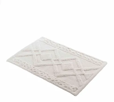 Immagine prodotto di Tappeto da bagno GLADIS, 100% cotone, ecru, 50 x 80 cm