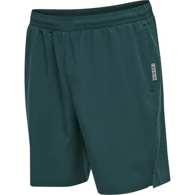 Produktbild von hummel hmlMOVE GRID WOVEN SHORTS - DEEP TEAL - 3XL