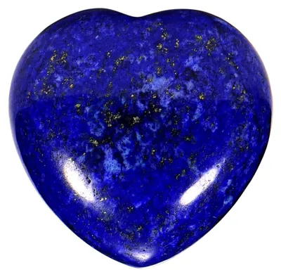 Produktbild von Morella Edelstein Lapislazuli Herz Glücksbringer Steinherz zum Mitnehmen 3 cm in Samtbeutel