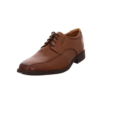 Produktbild von Clarks Tilden Walk elegante Herrenschuhe, braunes Leder, Größe 41,5