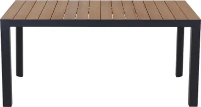 Produktbild von Siena Garden Silva Dining Tisch matt anthrazit / Teak