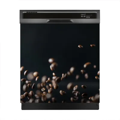 Produktbild von Aufkleber sticker 60x60 cm Dekorative folie Spülmaschine - Kaffee Coffee Bohnen