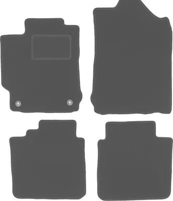 Produktbild von Graphit-Fußmatten für: Toyota Camry VIII XV50 Limousine (2011-2018)