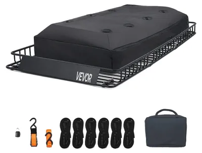 Zdjęcie produktu dla Vevor Kosz Dachowy 2286X1720X152Mm Stal Q195 Z Torbą Wodoodporną I Pasami