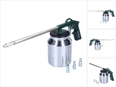 Zdjęcie produktu dla Pistolet natryskowy na sprężone powietrze Metabo SPP 1000 6 bar + ssawka ( 601570000 )