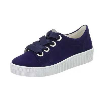 Produktbild von Gabor 43.330 Damenschuhe - Halbschuhe - Sneaker blau Freizeit NEU