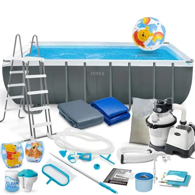 Produktbild von Rahmen-Gartenpool 549 x 274 x 132 cm 21 in 1 INTEX 26356