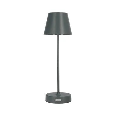 Image de NELI Lampe de table LED 2,7W, CCT, gris, avec batterie rechargeable, 2200mAh, IP54, 200lm, 33cm, EDO777719 EDO Solutions