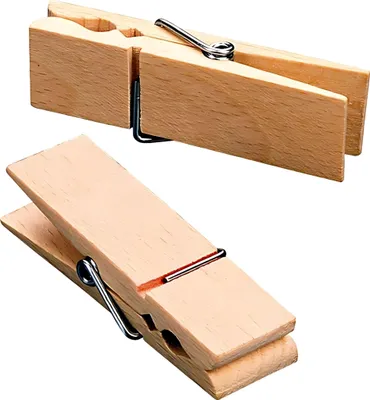 Produktbild von KNORR PRANDELL Holzklammer 70 x 20 x 13 mm Buche Deutschland natur