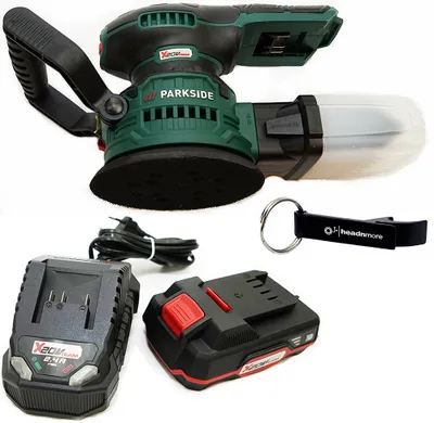 Produktbild von PARKSIDE® 20 V Akku-Exzenterschleifer PAEXS 20-Li / Ø 125 mm / inkl. Akku (2Ah) und Ladegerät (2,4A)