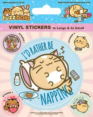 Immagine prodotto di Fuzzballs - Set di adesivi - Sensazioni
