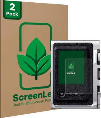Produktbild von 2x ScreenLeaf Schutzfolie für Fujifilm Instax Mini Evo nachhaltiger Displayschutz Display Schutz Folie Klar Transparent